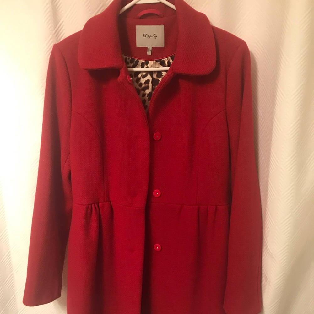 Eliza J wool coat size small